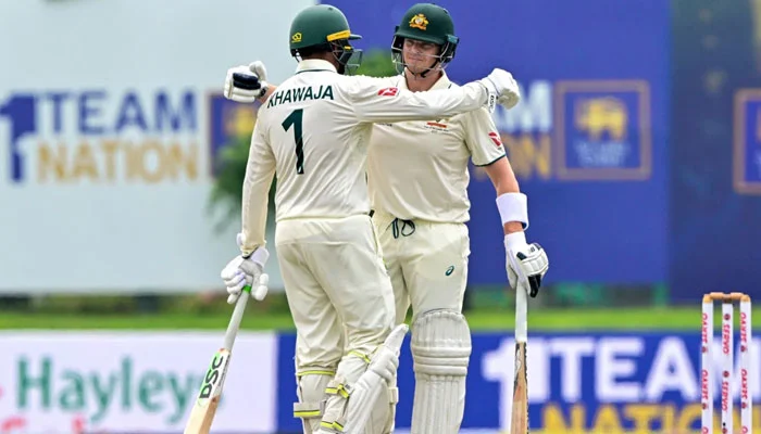 Khawaja and Smith Tons Give Australia Early Command Against Sri Lanka in Galle