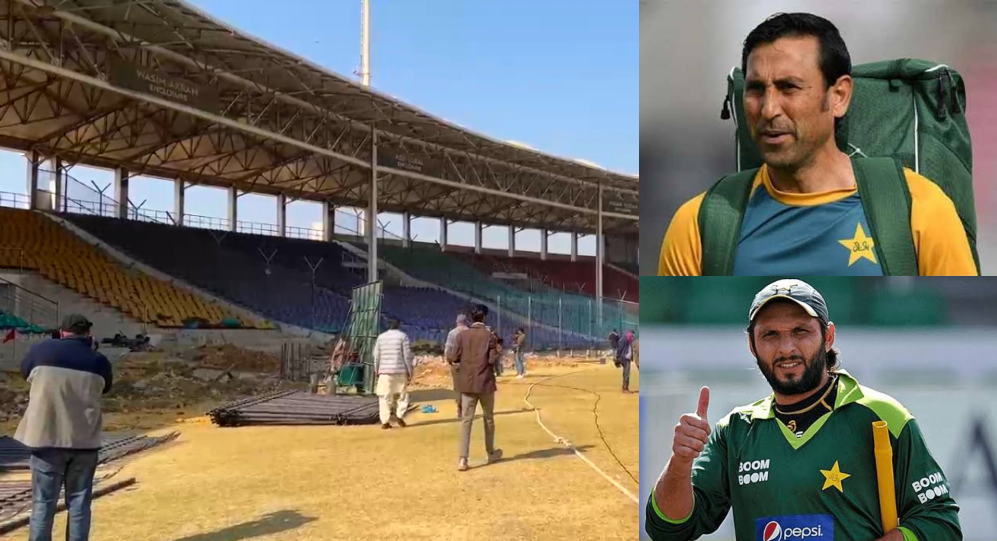 National Stadium Enclosures To Be Named After Shahid Afridi and Younis Khan