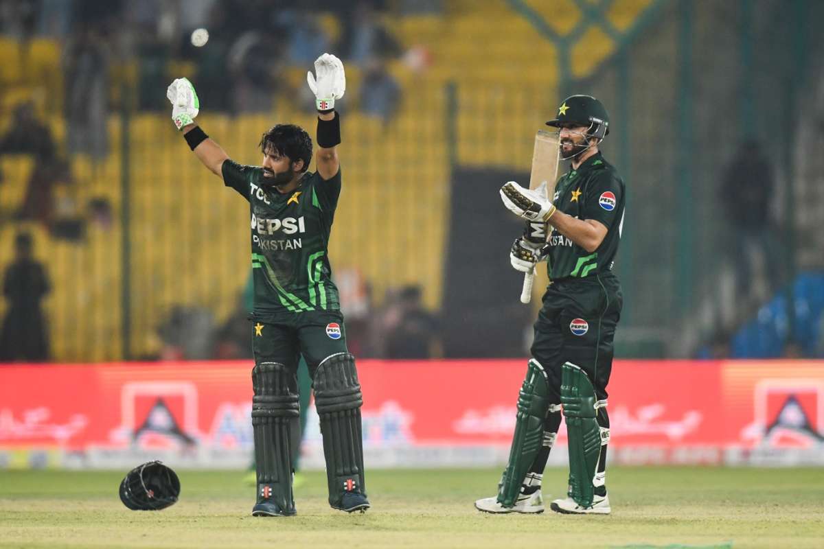 Agha and Rizwan shine as Pakistan crush South Africa to reach tri-series final