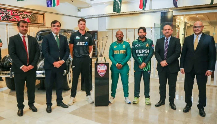 Trophy for Pakistan’s tri-nation ODI series unveiled