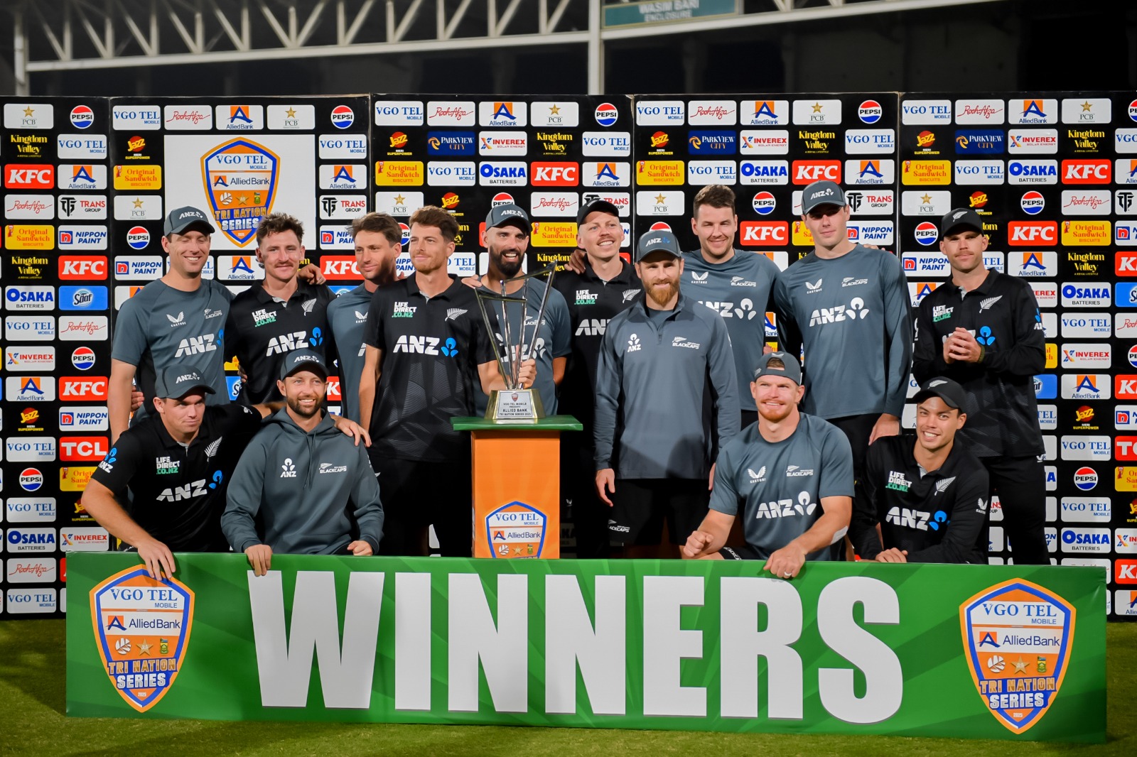 New Zealand Beat Pakistan To Win Tri Nation Series