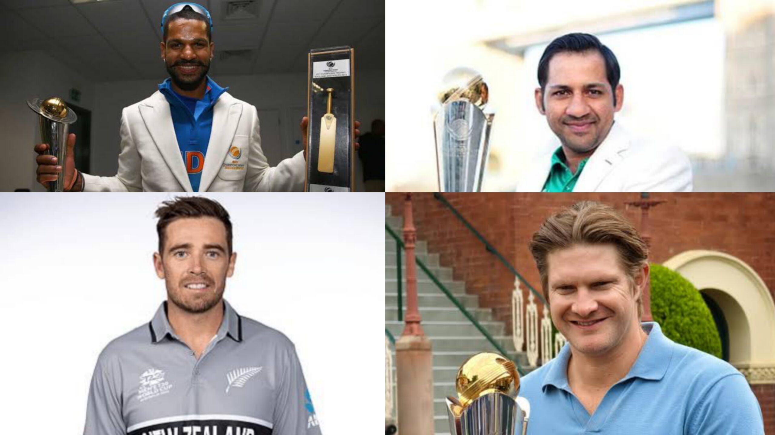 Sarfaraz, Dhawan, Watson and Southee Announced Champions Trophy Ambassadors