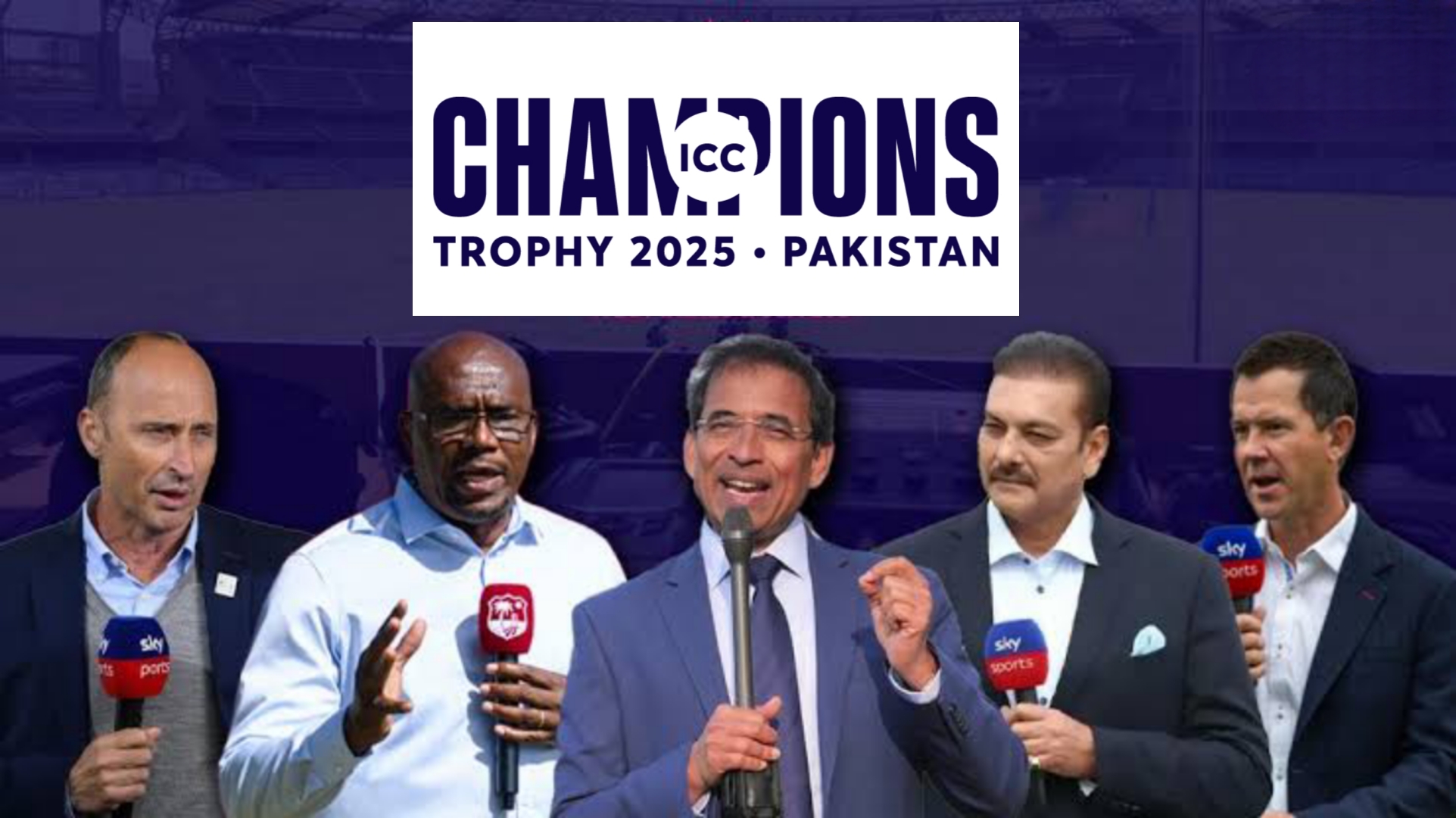 ICC Announced Commentators for Champions Trophy 2025