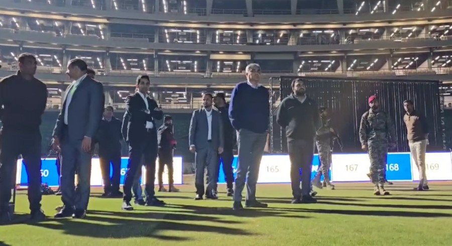 PCB chairman reviews preparations at Gaddafi Stadium ahead of the inauguration