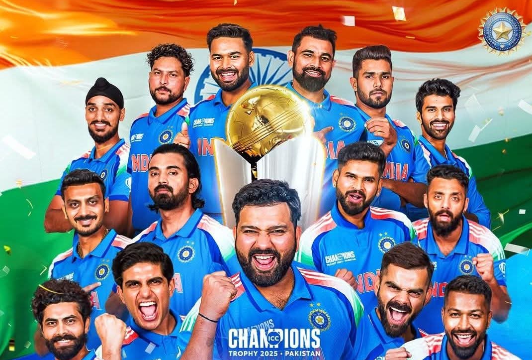 India Beat New Zealand To Lift The Champions Trophy 2025